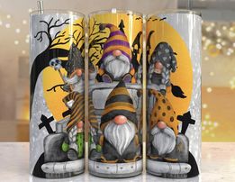 Gnome Halloween   | 20oz Stainless Steel Tumbler | Sublimation Tumbler