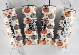 StarBucks Pumpkins  | 20oz Stainless Steel Tumbler | Sublimation Tumbler