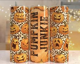 Pumpkin Junkie   | 20oz Stainless Steel Tumbler | Sublimation Tumbler