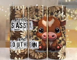 Sassy and Southern  | 20oz Stainless Steel Tumbler | Sublimation Tumbler