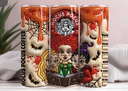 Hocus Pocus Witches | 20oz Stainless Steel Tumbler | Sublimation Tumbler