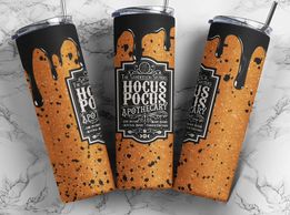 Hocus Pocus Black Drip   | 20oz Stainless Steel Tumbler | Sublimation Tumbler