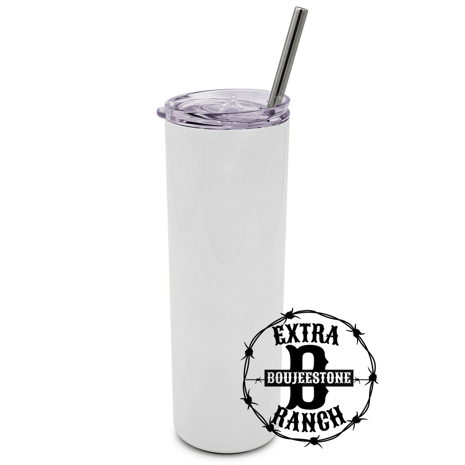 Mexican Lucha Libre - Beige Stainless Tumbler with Straw